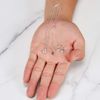 Philip Jones Silver Plated Round Solitaire Set Created with Zircondia® Crystals