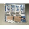 Rectangle Blue Gel Sensitive Skin Electrodes - 4/pack