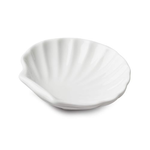WM Bartleet & Sons 1750 T480 Traditional Porcelain Shell Design Serving Dish 10cm – White