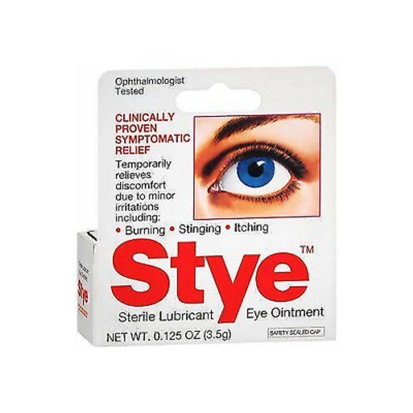 Stye Sterile Lubricant Eye Ointment Minor Irritation Relief 0.125oz Pack of 6