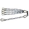 Heavy Bag Chain & Swivel Assembly (4 Snap Hooks)
