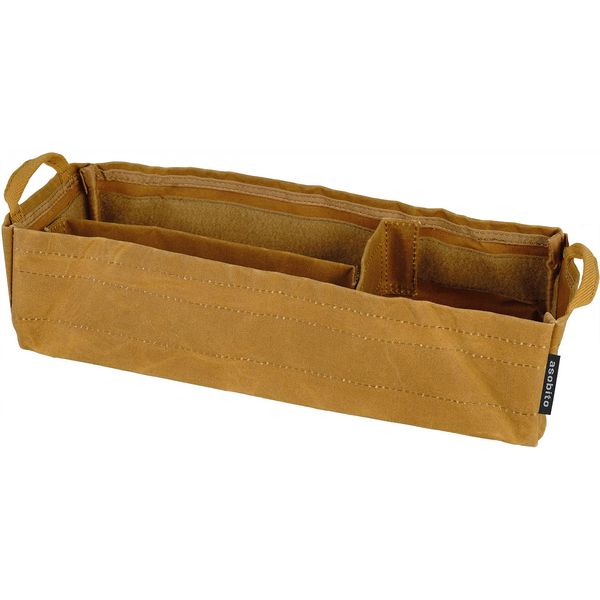 asobito Cook Tool Basket, Regular, Camel, Storage, Waterproof, Cotton Canvas, Camping, Outdoors, ab-016.1 inches (041 cm)