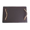 Welsh Slate Tray with Rope Handles