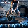 Yes4All Steel Mace Bell for Strength Training, Shoulder, Grips & Forearms Workouts - 20 Pounds