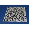 Safe-Tee 'LEOPARD PRINT' A4 Sheet - Reflective Helmet Stickers - 7 Colours (Silver/White)