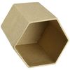 Décopatch - Ref AC794C - Hexagon Pencil Holder - Papier Maché Object to Decorate - 8 x 8 x 7cm - Decorate with Décopatch Papers & PaperPatch Glue, Glitter, Paints
