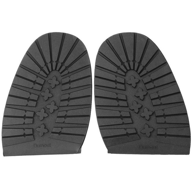 Sole Repair Parts, Non-slip, Replacement Heels, Shoe Repair Accessories, Rubber Material, Abrasion Resistant (Front)