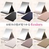 ICHIFUJI Standing Mirror, Tabletop Mirror, Stand Mirror, Makeup Mirror, Freely Adjustable Angle, Foldable, M, Pink Beige