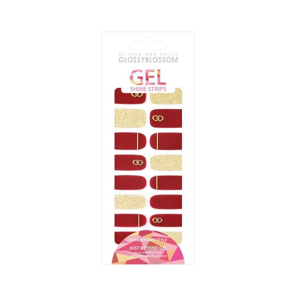 Glossy Blossom Nail Seal Gel Nail Polish (Signature Red)