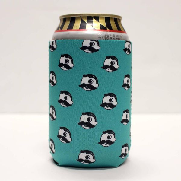 Natty Boh Logo Pattern (Teal Green) / Can Cooler - Green / 1