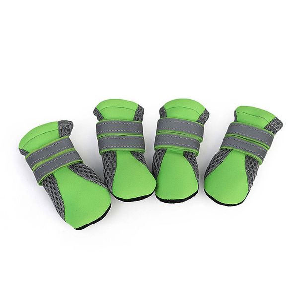 Luminous Comfort Stride: The Ultimate Dog Walking Shoes - Green / L