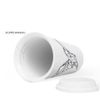 JUNIWORDS To-Go Becher mit Deckel, Origami Kolibri