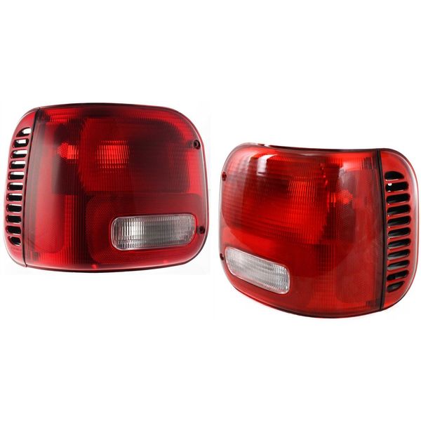 Tail Light Set For 1995-1998 Dodge B2500 99-03 Ram 1500 Van Left Right Halogen