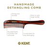 Kent Brushes Handmade Combs Range Detangling Comb for Women