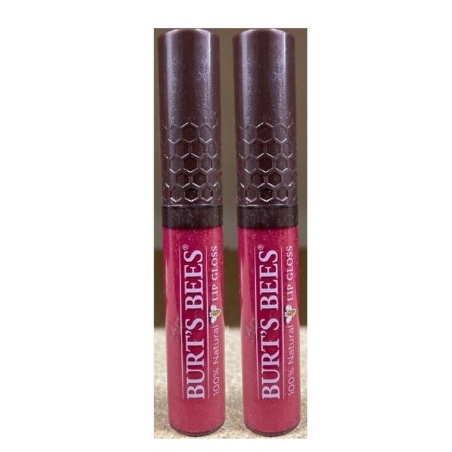 2 PACK Burt's Bees 100% Natural Lip Gloss, 245 Summer Twilight