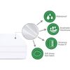 Zippered Mattress Encasement Protector Box Spring Cover 6-Side Waterproof Queen