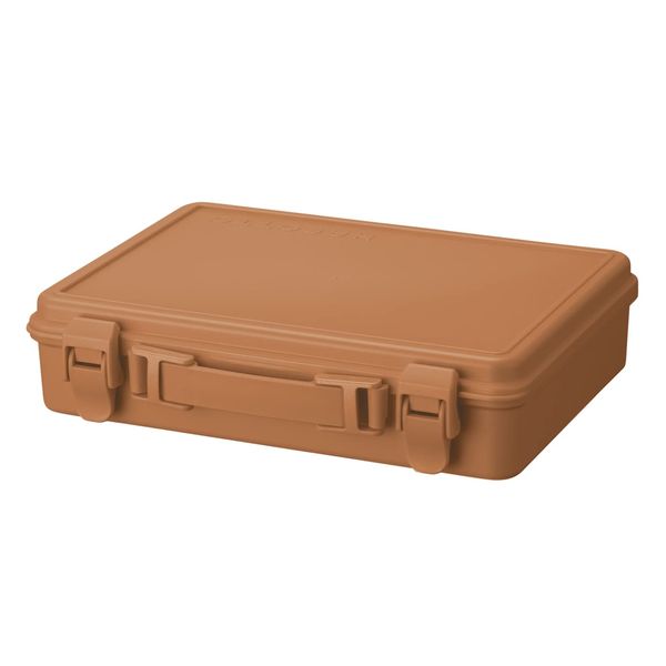 Tenma Lightweight and Easy to Handle Plastic Storage Box, Perfect for B5 Size Notebooks, Sewing Box, Small Items, Hakot, Orange, Width 11.4 x Depth 9.1 x Height 2.8 inches (29 x 23 x 7 cm) [Size: