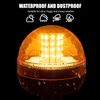 LED Rotating Warning Light 12V 24V Flash Strobe Light with Button Control, Easy On/Off Warning Lamp Light (Stand Not Included)