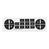 AC Dash Button Repair Kit Decal Stickers Replacement For 2008-2012 Buick Enclave