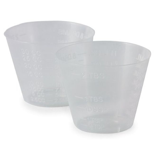 (1oz) - Plastic Disposable Graduated Medicine Cups (500 pack)