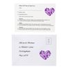 Personalised RSVP/Menu Cards with Printed Return Address Envelope- Free P+P (60)