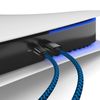 PS5 Controller Charging Cable, 3 m USB C Cable for Sony PS5, Microsoft Xbox Wireless Controller, Blue/Black
