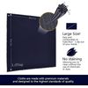 Extra Large Microfiber Cleaning Cloths(12"X 12") for Glasses or Eyeglass, Phone,
