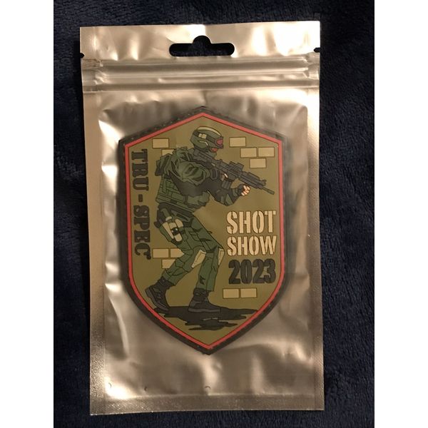 SHOT Show 2023 TRU-SPEC "Operator"  PVC Patch, Hook & Loop, NEW in Package!