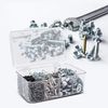 Utopia Home Stackable Clear Tea Bag Organizer With Lid - Storage Box For Countertops, Cabinets, Pantry