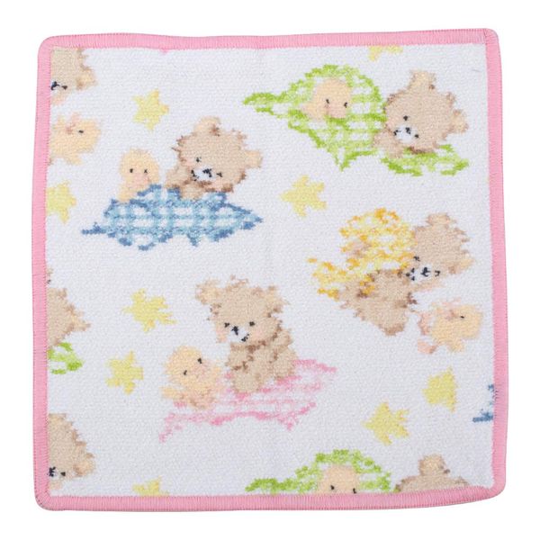 Feiler Hand Towel, 9.8 x 9.8 inches (25 x 25 cm), Wash Cloth, Ben & Fine/Candy Pink, Ben & FINE 134 Candy Pink, 40.04004.14715.6 Towel Handkerchief, Mini Towel, High Quality, Gift, Petite Gift