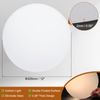PATIKIL 12" Diameter Lampshade Diffuser, 2mm Thick Round Diffuser Sheet for Drum Lampshades, Pendants Light, DIY Light Shield, Frosted White