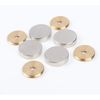 Mirror Screws,Brass Cap Decorative Mirror Nails,1",Satin Nickle,4 Pack