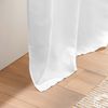 Douceur d'Intérieur Absolu Microfibre Curtain with Eyelets, Plain, Polyester, polyester, white, 280 x 140 cm