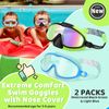 Vvinca Kids Swimming Goggles with Nose Guard