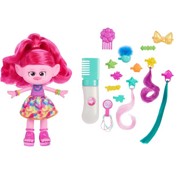 Trolls Band Together Hair-Tastic Queen Poppy HNF25