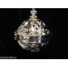2016 DATED BABY'S 1ST~FIRST CHRISTMAS SILVER METAL RATTLE ORNAMENT~NIB