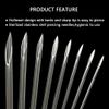 Body Piercing Needles,40PCS Mixed Piercing Needles-12g.13g.14g.15g.16g.17g.18g.20g Individualized Package 5Pcs of Each Stainless Steel Sterile(Mixed)