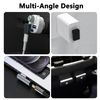 MISYNLON 4pack 90 Degree USB C to USB A Adapter, Up and Down Angle, Fast Charging, Data Transfer, for PC, Laptop