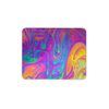 Rainbow Petrol Pattern Mouse Mat Pad - Paint Swirls Colour Computer #14630