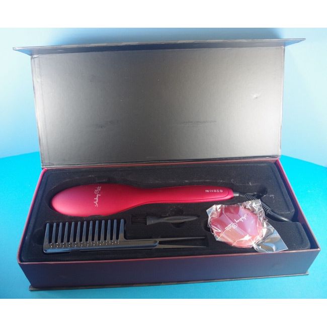 NEW Audrey Clark- Pro Hair Brush Straightener For Healthy Silky Hair