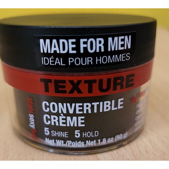 Sexy Hair Concepts Convertible Creme Made for Men 1.8 oz Texturing Forming