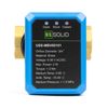3/4" Brass Motorized Ball Valve - 2 Wire Auto Return, 9-36V AC/DC with 3 Indicator Lights, Normally Closed