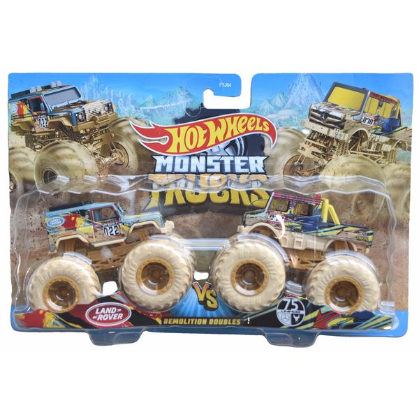 Hot Wheels Monster Trucks Land Rover Vs 75 Unimog