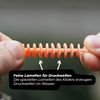 Trout Master Worm Flexible UV-Active Trout Bait with Garlic Flavour, Durable Rubber Bait, Fishing Accessories, Trout Bait, Rubber Fish, Perch Bait, Fishing (Gold Glitter)