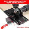 Metal Concealed Hinge Jig with Quick Clamp and Dust Vacuum Adapter Concealed Doo