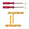 Switch Replacement SL SR,Mcbazel Joycon SL SR Replacement,SL/SR Sync Button Flex Cable For NS Switch Joy-Con with Screwdriver(Not for NS2)