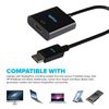 Maplin DisplayPort to HDMI Female Adapter, 0.23m Cable