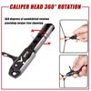 SPG Bow Release for Compound Bow, Comfortable Wrist Strap Archery Release Trigger for Arrow Release, Adjustable Compound Bow Release Aids 360° Rotate Caliper with Foldback Design (Camo)