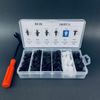 100 PCS Box Set Bumper Fender Liner Push Type Retainer Clips +Tool for Ford Vans