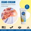 Jeans Maximum Skin Therapy Cream with Aloe & Vitamin E. Moisturizing Cream for Dry & Sensitive Skin affected by many causes such as Radiation Treatment, Sunburn, Itchiness & Redness. 2oz